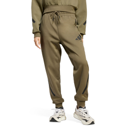 Femme Pantalons - adidas Z.N.E. - Olive Strata-Olive Strata