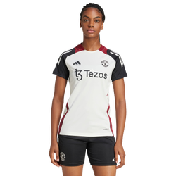 Damen Jerseys/Replicas - adidas Manchester United Tiro 24 - Off White-Black