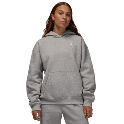 Women Hoodies - Jordan Brooklyn - Dark Grey Heather-White