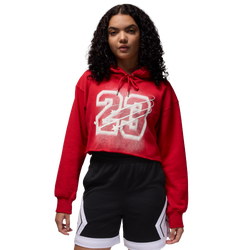 Damen Hoodies - Jordan Flight - Varsity Red-Varsity Red