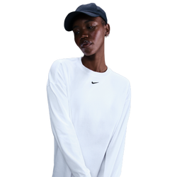 Women T-Shirts - Nike Essential - White-White