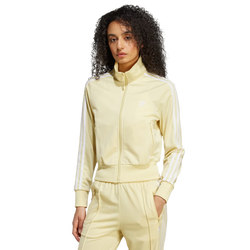 Femme Vestes Zippees - adidas Adicolor Classics Firebird + - Powder Yellow-Powder Yellow