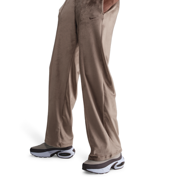 Nike Chill Knit Women Pants - Brown - Size XL - Cotton Jersey