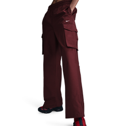 Women Pants - Nike Sportswear - Dark Team Red-White