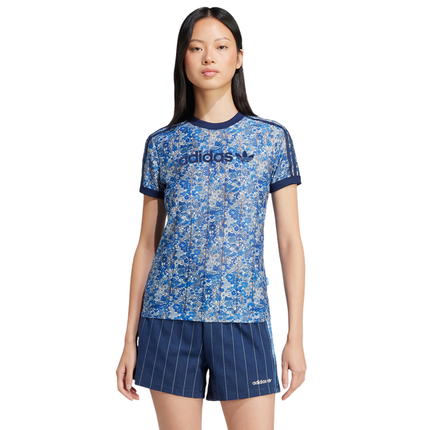 Image of Adidas Originals X Liberty London female Magliette - Multi - Poly Mesh - Foot Locker035