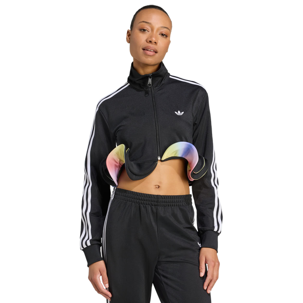 Adidas X Jeremy Scott Fashion Donna - Top da pista Nero - One Size - Poly Mesh