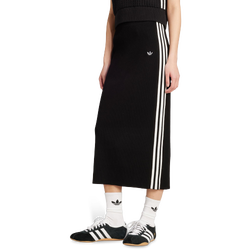 Damen Röcke - adidas Adicolor Knit 3-Stripes - Black-Black
