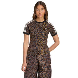 Mujer Pantalones - adidas Leopard Firebird Oversized - Multicolor-Multicolor