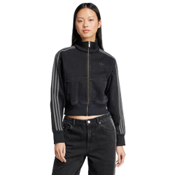 Dames Track Tops - adidas Adicolor Denim - True Black Denim-True Black Denim