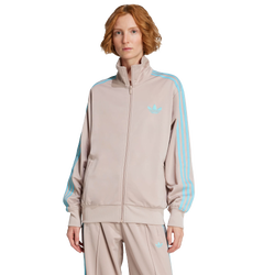 Donna Track Tops - adidas Adicolor Classic Firebird - Wonder Taupe-Blue Glow