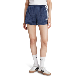 Damen Shorts - adidas Adicolor Essentials Shorts Leopard - Night Indigo-Night Indigo