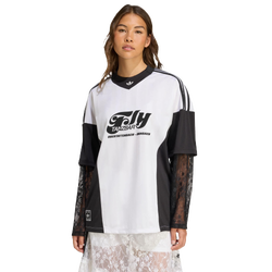 Mujer Jerseys/Replicas - adidas Originals - White-Black