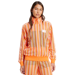 Dames Track Tops - adidas Originals Summer Glow Firebird - Semi Lucid Fuchsia-Hazy Orange