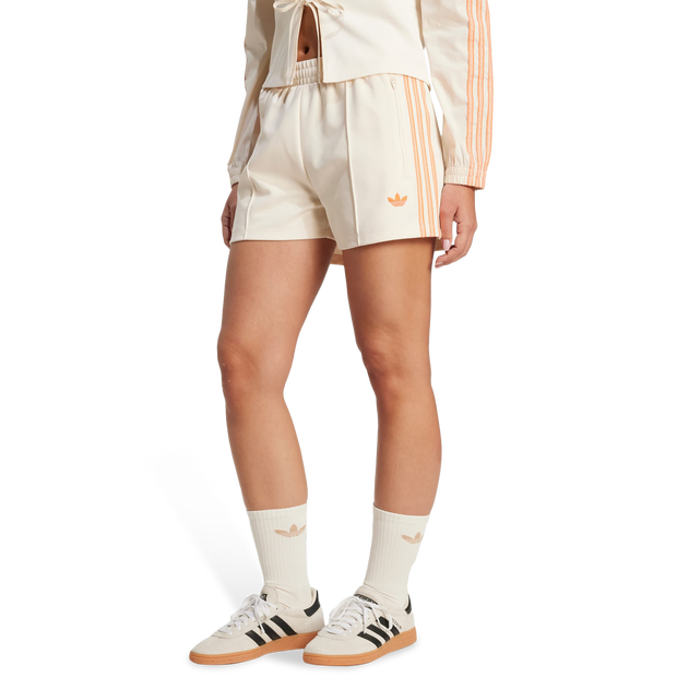 Adidas Classic Korte Broeken Dames - Wit - Maat 40 - Katoen Jersey