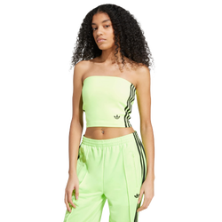 Damen T-Shirts - adidas Leopard Tank - Signal Green-Black
