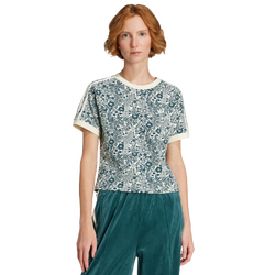 Donna T-Shirts - adidas Originals X Liberty London Aop Cali T-shirt - Cream White-Aurora Ivy