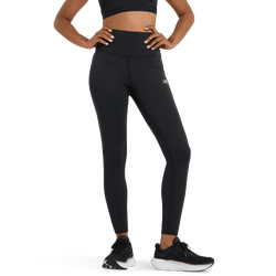 Women Leggings - New Balance Harmony High Rise - Black-Black