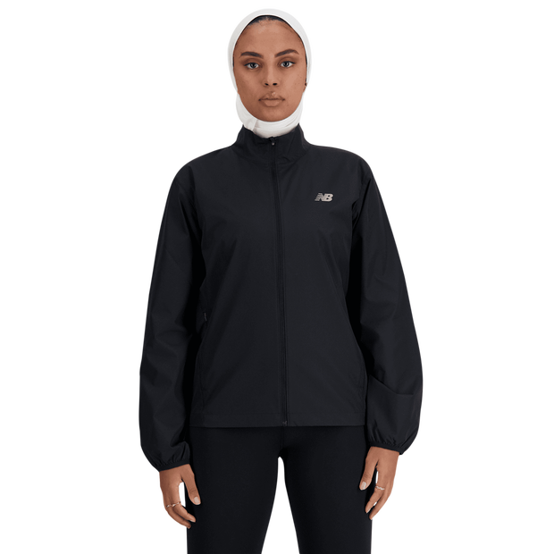 New Balance Sport Essentials Jacket Women Jackets - Black - Size XL - Poly Jersey