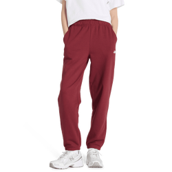 Femme Pantalons - New Balance Sport Essentials French Terry Jogger - Monarch Burgundy-Monarch Burgundy