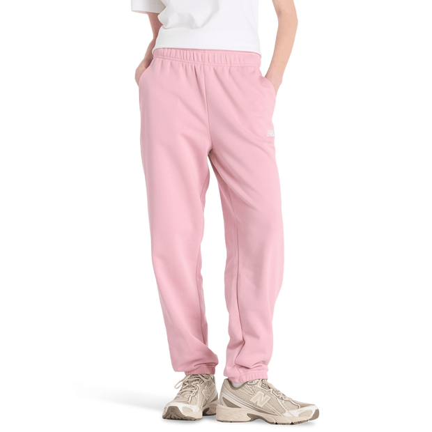 New Balance Terry Femme - Pantalons, Rose - Taille XL - Jersey de coton