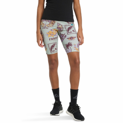 Donna Shorts - adidas X Farm Bike Shorts - Cotton Jersey-Corn Gold