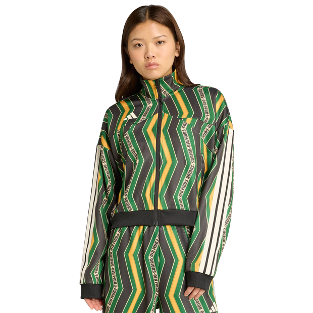 Image of Adidas X Farm Tiro Track Top female Top da pista - Nero - Poly Mesh - Foot Locker035