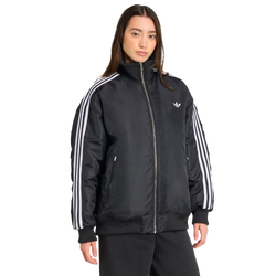 Damen Jackets - adidas Firebird Oversized Bomber Jacket - Nylon-Black