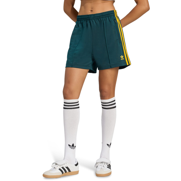 Image of Adidas Firebird female Pantaloncini - Verde - Poly Mesh - Foot Locker035