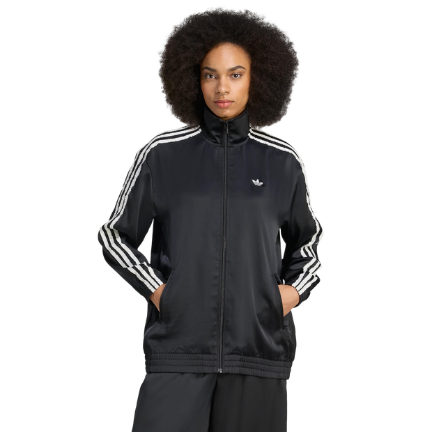 Image of Adidas Firebird female Top da pista - Nero - Poly Mesh - Foot Locker035