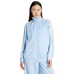 Donna Track Tops - adidas Originals Satin Firebird Track Top - Poly Mesh-Clear Sky