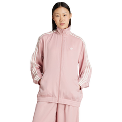 Donna Track Tops - adidas Originals Satin Firebird Track Top - Poly Mesh-Wonder Mauve