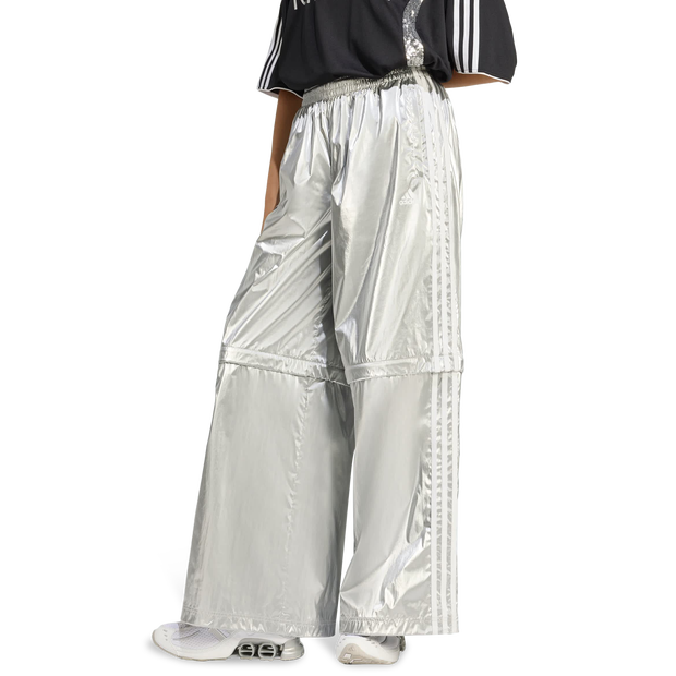 Image of Adidas Adilenium Season 4 Teamgeist Track Pants female Pantaloni - Argento - Tela di cotone - Foot Locker035