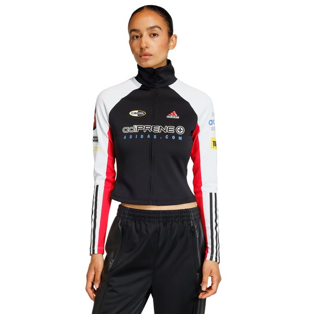 Adidas Teamgeist Long-sleeve Top Femme - T-Shirts, Noir - Taille 34 - Maille/synthétique