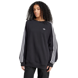 Femme Sweats - adidas Adicolor 3-Stripes Adilenium Sweatshirt - Black-White