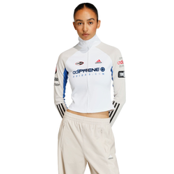 Damen T-Shirts - adidas Teamgeist Slim Long Sleeve Top - White-Bliss