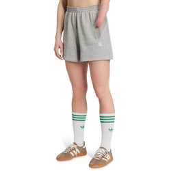 Damen Shorts - adidas Essentials French Terry Shorts - Medium Grey Heather-Medium Grey Heather
