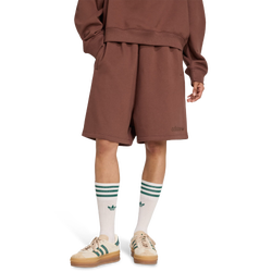 Mujer Shorts - adidas Essentials Linear Shorts Oversized - Auburn-Auburn