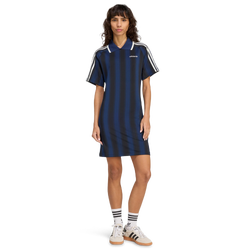 Damen Röcke - adidas Football Inspired Graphic Dress - Night Indigo-Night Indigo