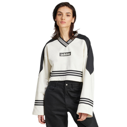 Donna Sweatshirts - adidas Blocking Sweatshirt - Off White-Black