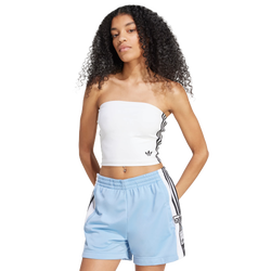 Damen T-Shirts - adidas Adicolor 3-Stripes Tube Top - White-Black