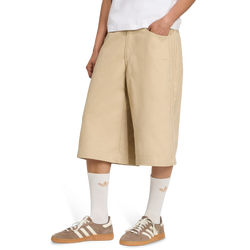 Damen Shorts - adidas Firebird Utility Jorts - Stone Khaki-Stone Khaki