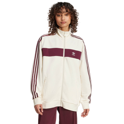 Donna Jackets - adidas Colorblock Sports Jacket - Cream White-Maroon