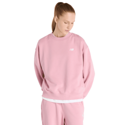Dames Sweatshirts - New Balance Sport Essentials French Terry Crew - Pink Taffy-Pink Taffy