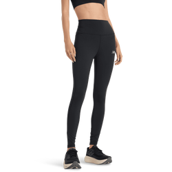 Dames Leggings - New Balance High Rise Legging - Black-Black
