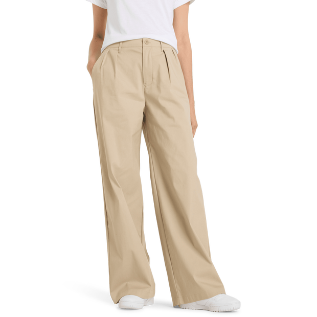 New Balance Boylston Twill Trouser Donna - Pantaloni Beige - Taglia XS - Jersey di cotone