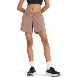 Dames Korte Broeken - New Balance Sport Essential Short - Earth Shadow-Earth Shadow