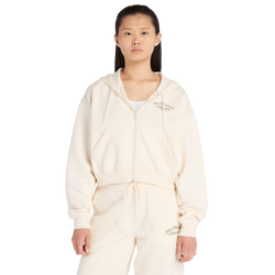 Mujer Hoodies - New Balance Linear Heritage Fleece Full Zip - Permafrost-Permafrost