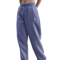 Women Pants - Nike Sportswear Phoenix High-waisted Bottoms - World Indigo-Sail
