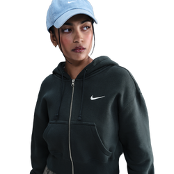 Femme Hoodies - Nike Sportswear Phoenix Fleece Full-zip Hoodie - Seaweed-Sail