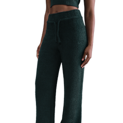 Femme Pantalons - Nike Sportswear Phoenix Cosy Slim Knit Trousers - Seaweed-Seaweed
